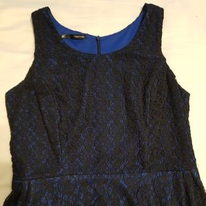 Maurice lace overlay dress